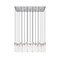 Z-Lite Beau Linear Chandelier, 17-Light, 18 In.W x 42 In.L x 12.75 In.H, Brushed Nickel/Clear 740P-17L-BN - alternate 7
